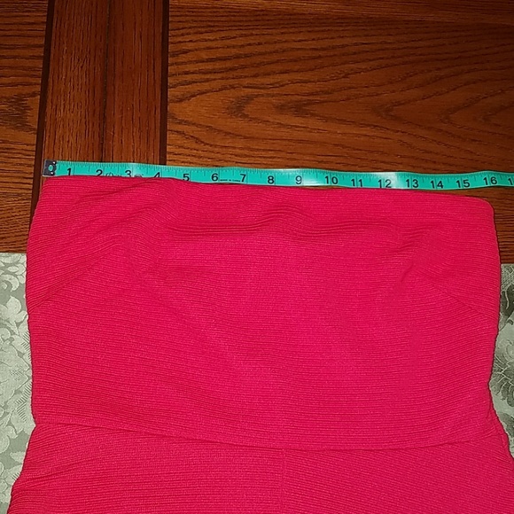 NWT, The Limited Strapless Red Dress - Picture 5 of 8